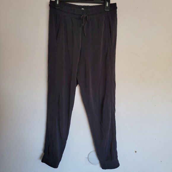 Free People Movement Pull On Long Back Into It Joggers Pants Washed Black Medium - Picture 6 of 17